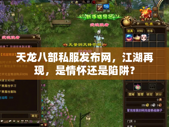 天龙八部私服发布网，江湖再现，是情怀还是陷阱？