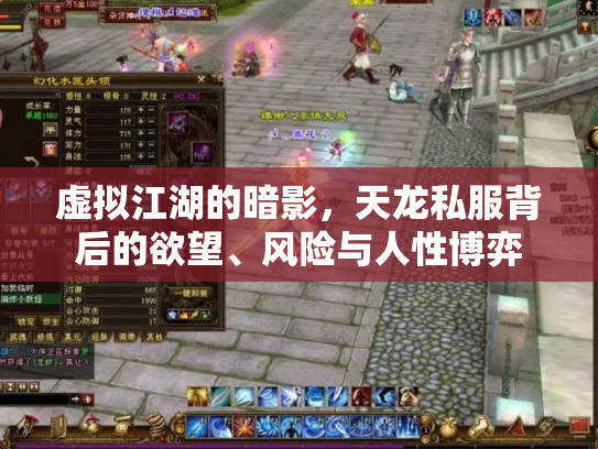 虚拟江湖的暗影，天龙私服背后的欲望、风险与人性博弈