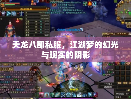 天龙八部私服，江湖梦的幻光与现实的阴影
