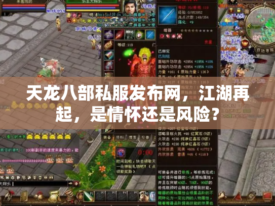 天龙八部私服发布网，江湖再起，是情怀还是风险？