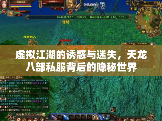 虚拟江湖的诱惑与迷失，天龙八部私服背后的隐秘世界