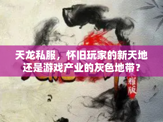 天龙私服，怀旧玩家的新天地还是游戏产业的灰色地带？
