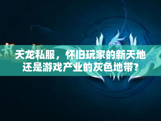 天龙私服，怀旧玩家的新天地还是游戏产业的灰色地带？