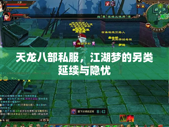天龙八部私服，江湖梦的另类延续与隐忧