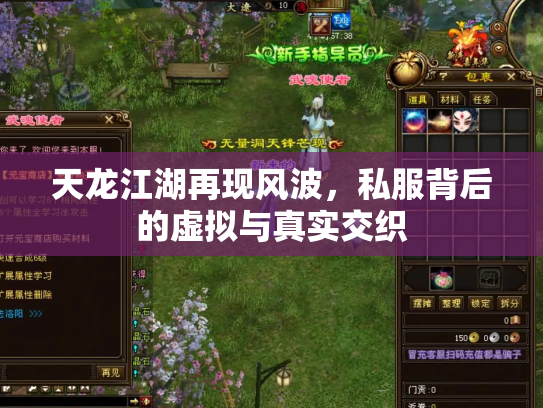 天龙江湖再现风波，私服背后的虚拟与真实交织