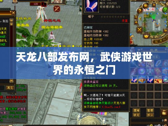 天龙八部发布网，武侠游戏世界的永恒之门
