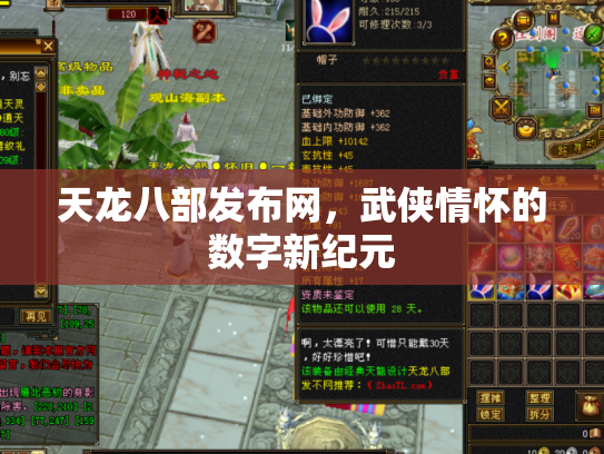 天龙八部发布网，武侠情怀的数字新纪元