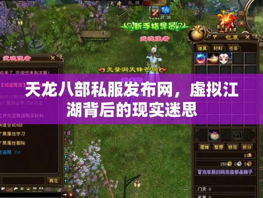 天龙八部私服发布网，虚拟江湖背后的现实迷思