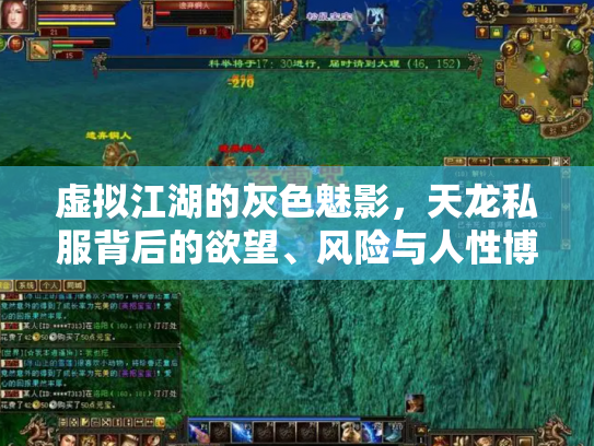 虚拟江湖的灰色魅影，天龙私服背后的欲望、风险与人性博弈
