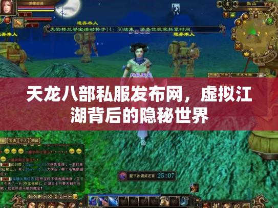 天龙八部私服发布网，虚拟江湖背后的隐秘世界
