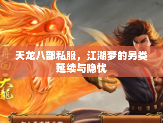天龙八部私服，江湖梦的另类延续与隐忧
