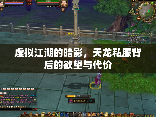 虚拟江湖的暗影，天龙私服背后的欲望与代价