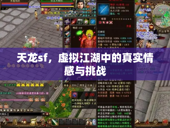 天龙sf，虚拟江湖中的真实情感与挑战