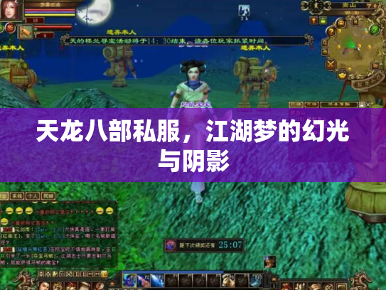天龙八部私服，江湖梦的幻光与阴影