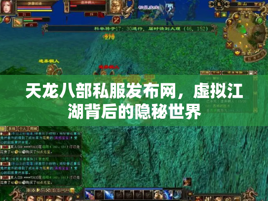 天龙八部私服发布网，虚拟江湖背后的隐秘世界
