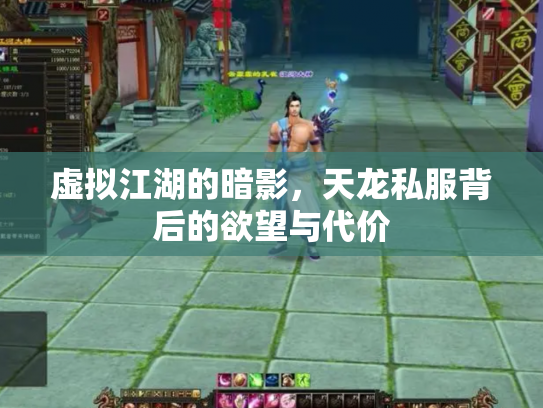 虚拟江湖的暗影，天龙私服背后的欲望与代价