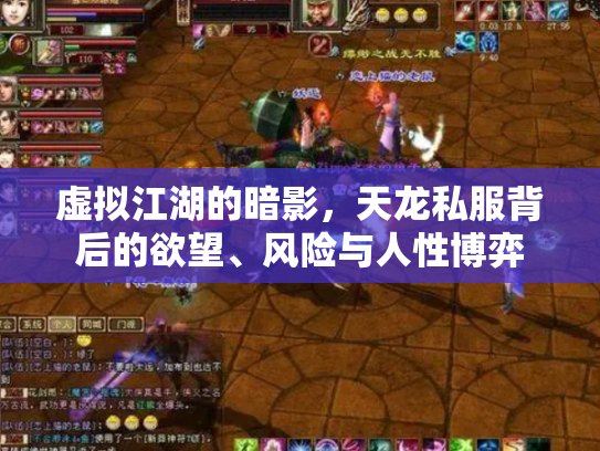 虚拟江湖的暗影，天龙私服背后的欲望、风险与人性博弈