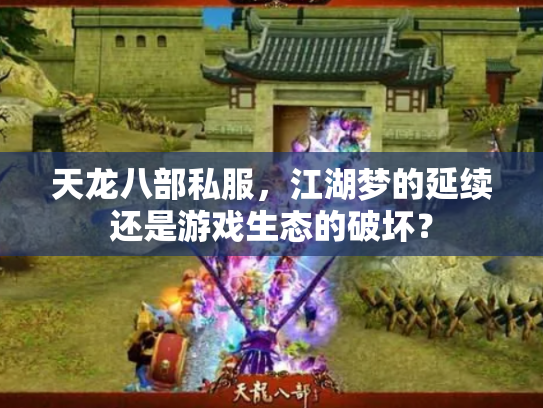 天龙八部私服，江湖梦的延续还是游戏生态的破坏？