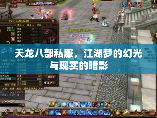 天龙八部私服，江湖梦的幻光与现实的暗影
