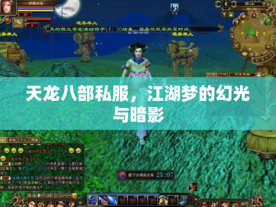 天龙八部私服，江湖梦的幻光与暗影