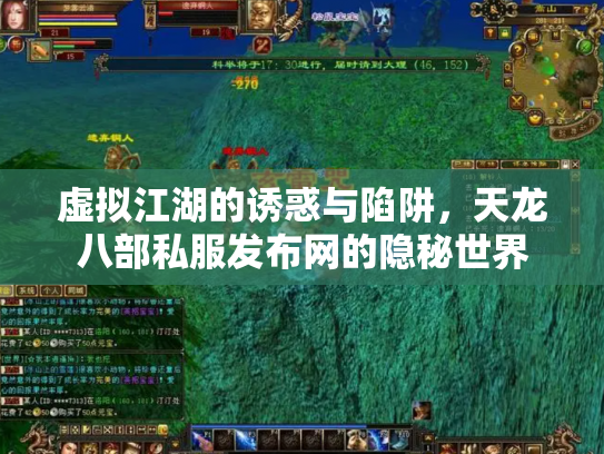 虚拟江湖的诱惑与陷阱，天龙八部私服发布网的隐秘世界