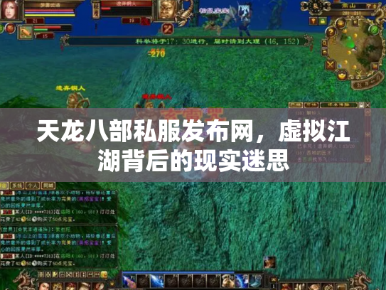 天龙八部私服发布网，虚拟江湖背后的现实迷思