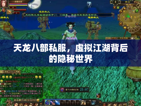 天龙八部私服，虚拟江湖背后的隐秘世界