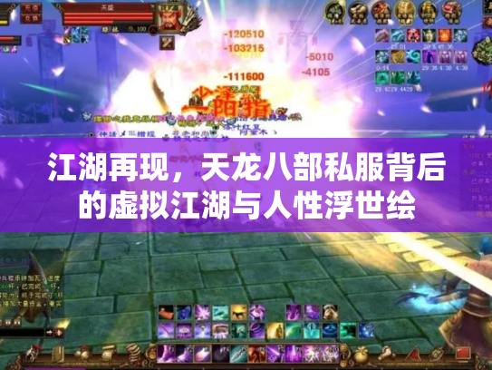 江湖再现，天龙八部私服背后的虚拟江湖与人性浮世绘