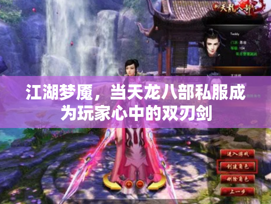 江湖梦魇，当天龙八部私服成为玩家心中的双刃剑