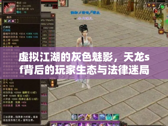 虚拟江湖的灰色魅影，天龙sf背后的玩家生态与法律迷局