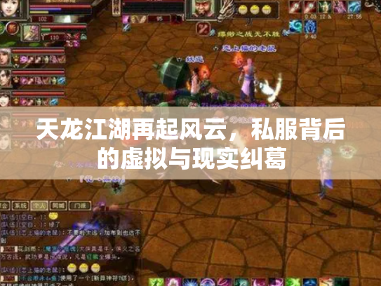 天龙江湖再起风云，私服背后的虚拟与现实纠葛