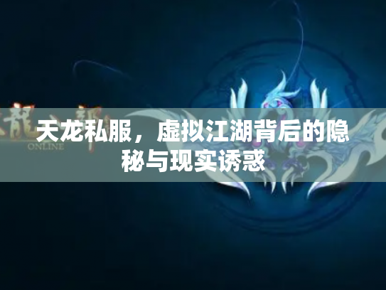 天龙私服，虚拟江湖背后的隐秘与现实诱惑