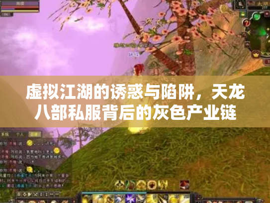 虚拟江湖的诱惑与陷阱，天龙八部私服背后的灰色产业链