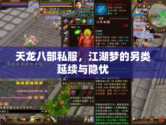 天龙八部私服，江湖梦的另类延续与隐忧