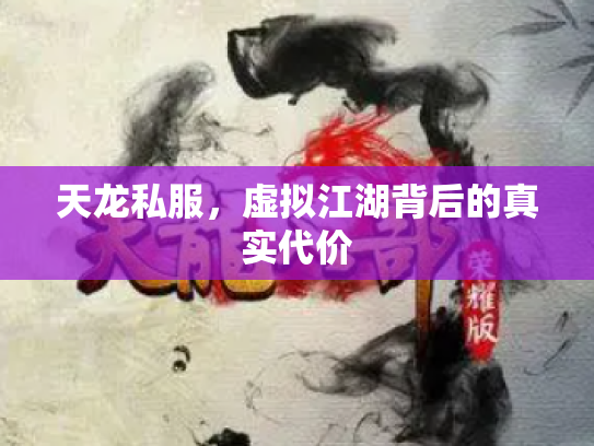 天龙私服，虚拟江湖背后的真实代价