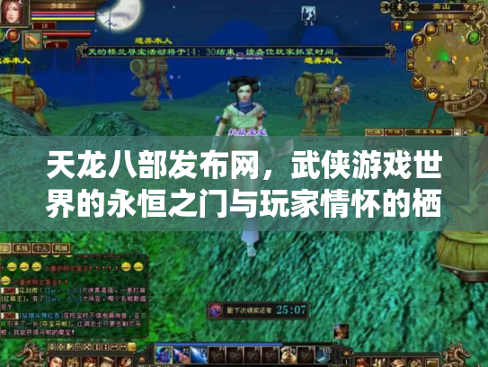 天龙八部发布网，武侠游戏世界的永恒之门与玩家情怀的栖息地