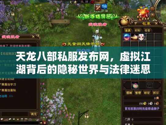天龙八部私服发布网，虚拟江湖背后的隐秘世界与法律迷思