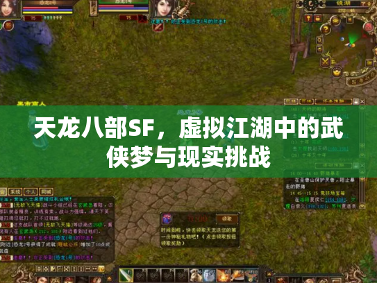 天龙八部SF，虚拟江湖中的武侠梦与现实挑战