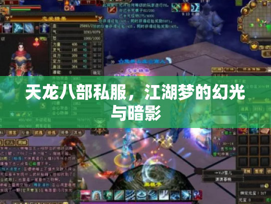 天龙八部私服，江湖梦的幻光与暗影
