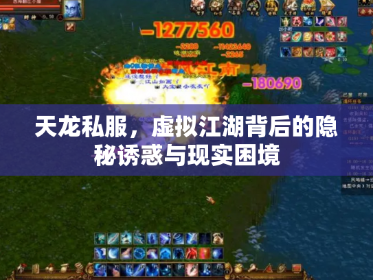 天龙私服，虚拟江湖背后的隐秘诱惑与现实困境