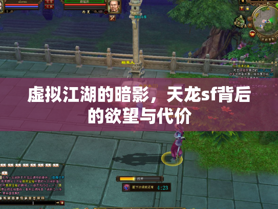 虚拟江湖的暗影，天龙sf背后的欲望与代价