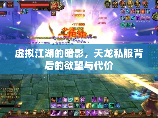 虚拟江湖的暗影，天龙私服背后的欲望与代价