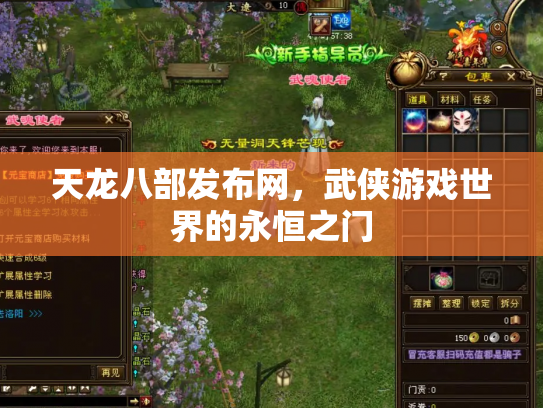 天龙八部发布网，武侠游戏世界的永恒之门
