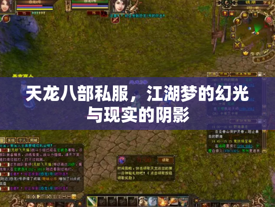 天龙八部私服，江湖梦的幻光与现实的阴影