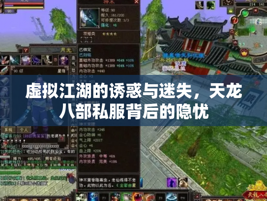 虚拟江湖的诱惑与迷失，天龙八部私服背后的隐忧