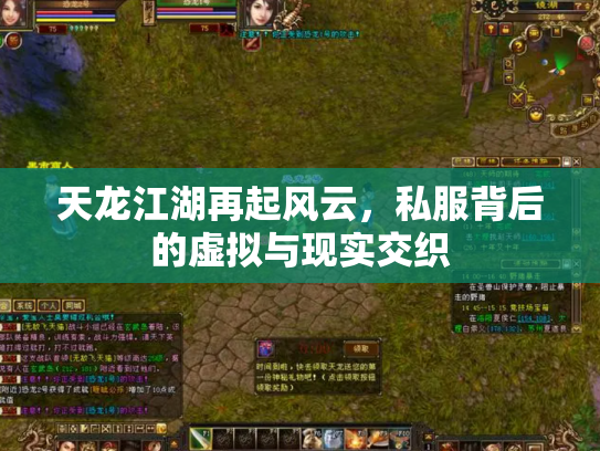 天龙江湖再起风云，私服背后的虚拟与现实交织