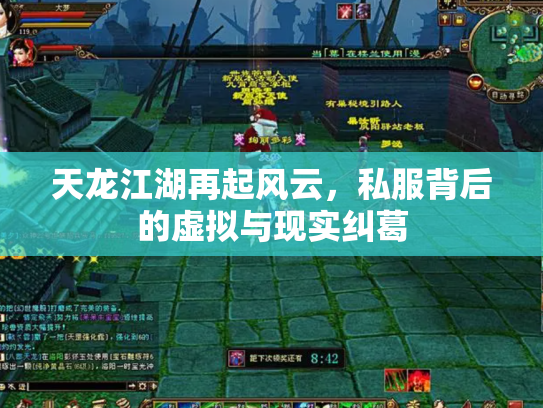 天龙江湖再起风云，私服背后的虚拟与现实纠葛