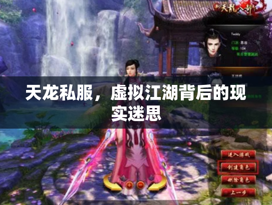 天龙私服，虚拟江湖背后的现实迷思