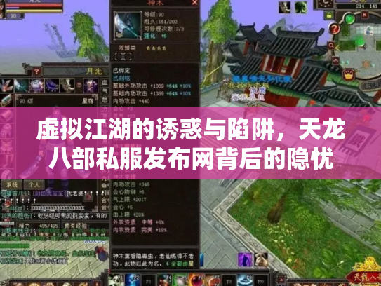 虚拟江湖的诱惑与陷阱，天龙八部私服发布网背后的隐忧