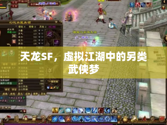 天龙SF，虚拟江湖中的另类武侠梦